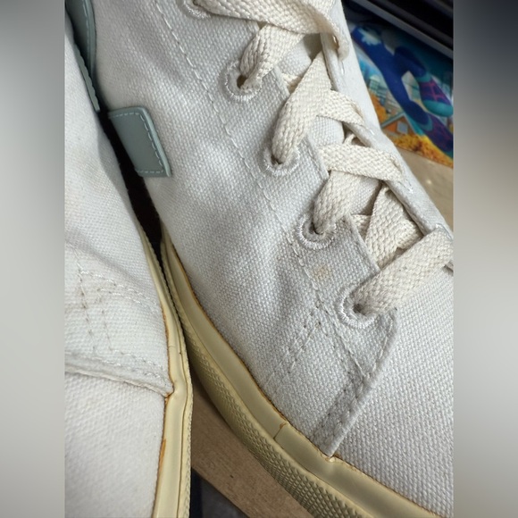 Veja White and Light Blue Sneakers - Picture 8 of 9